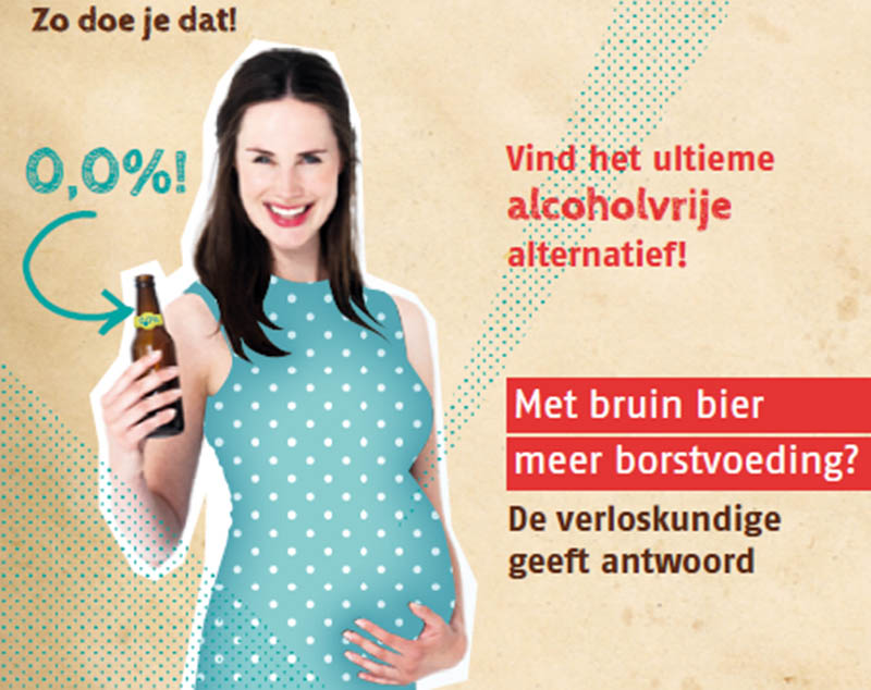 Zwangere vrouwen; drink geen alcohol!