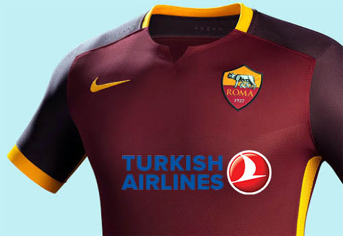 Turkish Airlines nieuwe shirtsponsor AS Roma