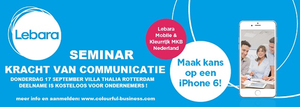 Uitnodiging ondernemers seminar "Kracht van Communicatie"