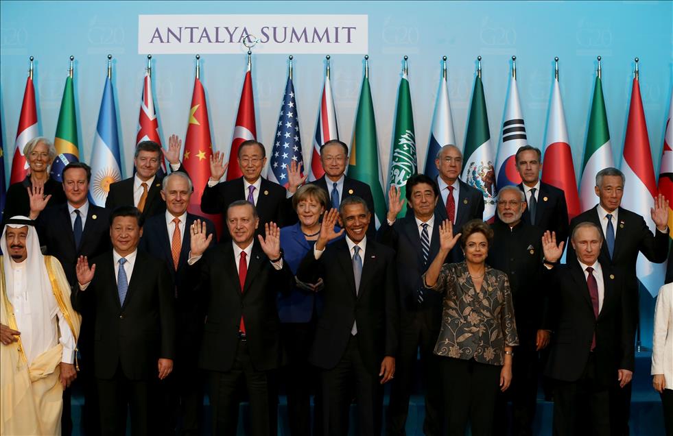 G20-top begonnen, wereldleiders bijeen in Turkije (mega-fotogalerij)