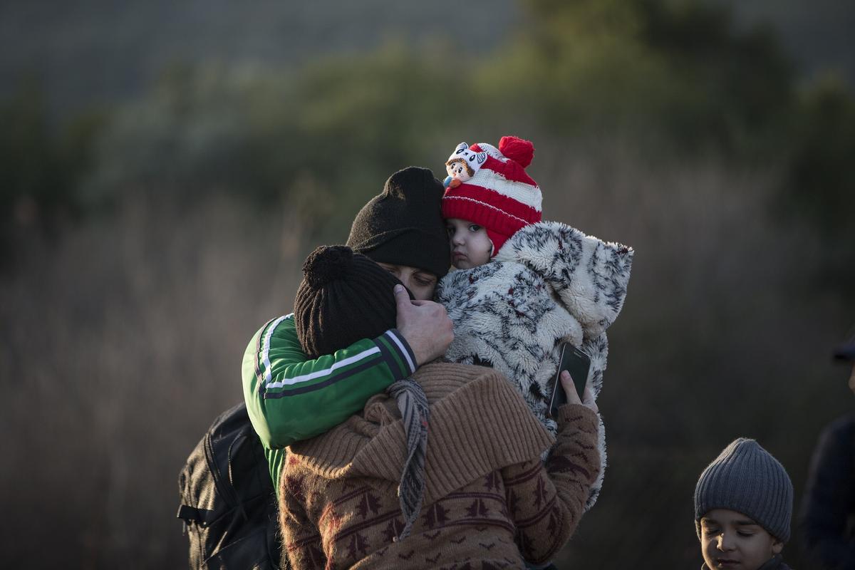Vluchtelingenkinderen in gevaar door kou in Europa