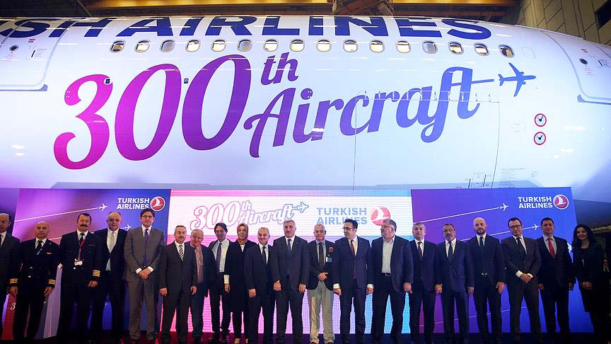 Turkish Airlines viert feest: ontvangst 300ste vliegtuig met Turkse stoelen