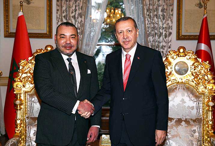 Koning Mohammed VI: Marokko staat altijd naast Turkije
