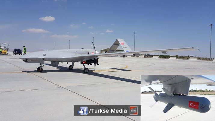 Turkije trots: Turkse drone succesvol in wapentest