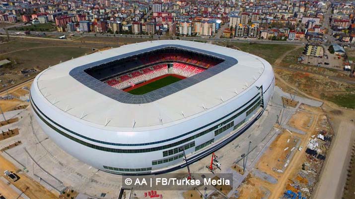 Eerste ecologisch stadion Turkije bijna af