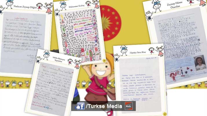 Turkse kinderen sturen brieven naar Erdogan
