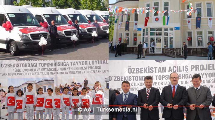 Turkije geeft Oezbekistan tien ambulances en scholen cadeau