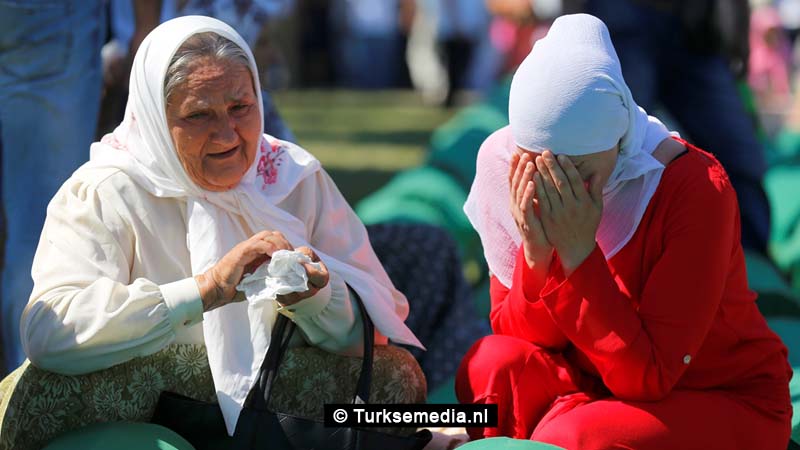 Enorm veel verdriet tijdens herdenking genocide op moslims Srebrenica