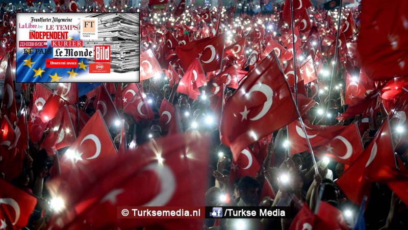 Dit schreef Europa over de Turkse miljoenenbijeenkomst