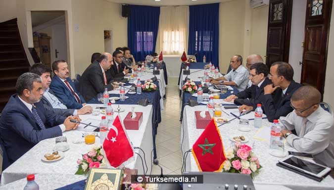 Turkse delegatie naar broederland Marokko (2)