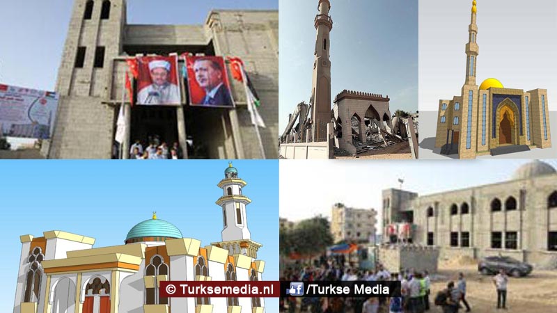 Turkije voltooit bouw door Israël verwoeste moskeeën in Gaza