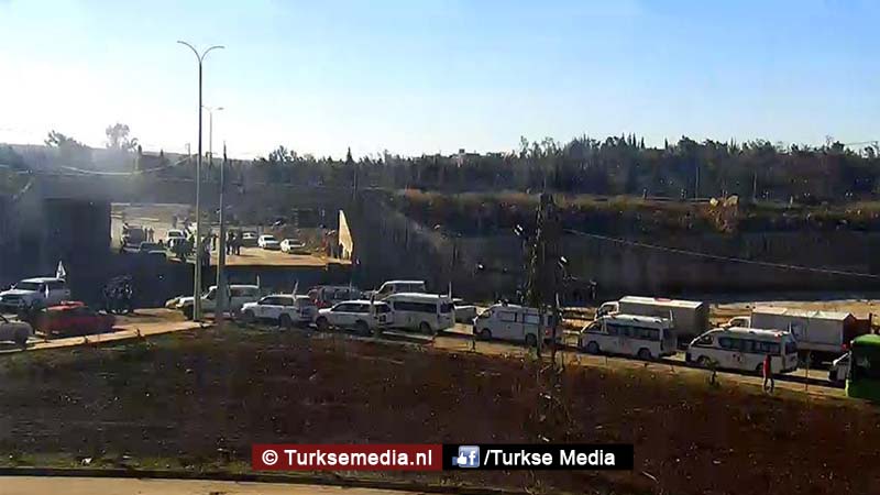 Sjiitische milities schieten op konvooi evacuerende Syriërs Aleppo