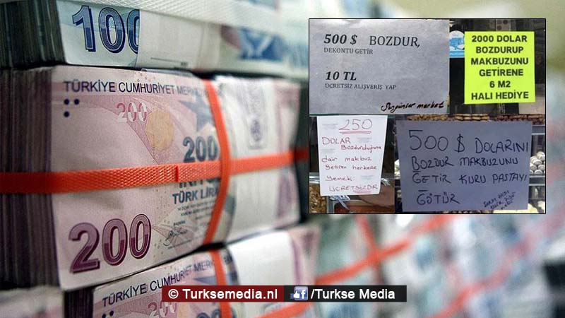 Turken openen tegenaanval op dollar
