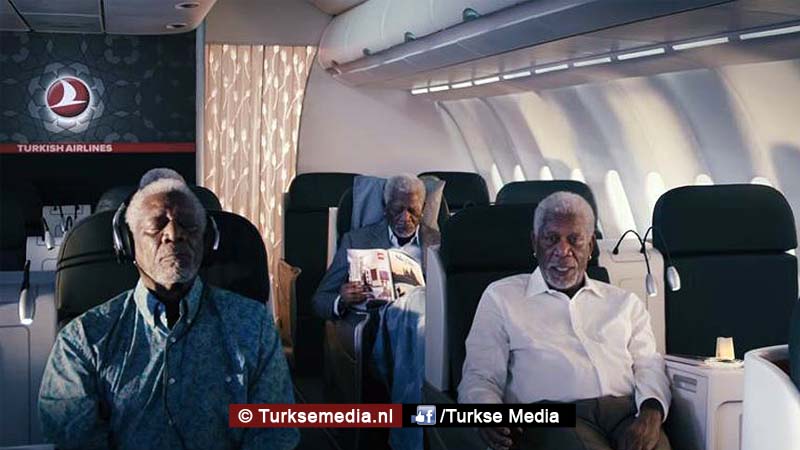 Turkse trots: commercial Turkish Airlines Morgan Freeman wereldwijd enorm succes