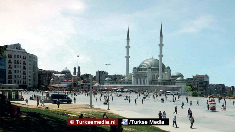 Turkije start bouw langverwachte moskee op Taksimplein