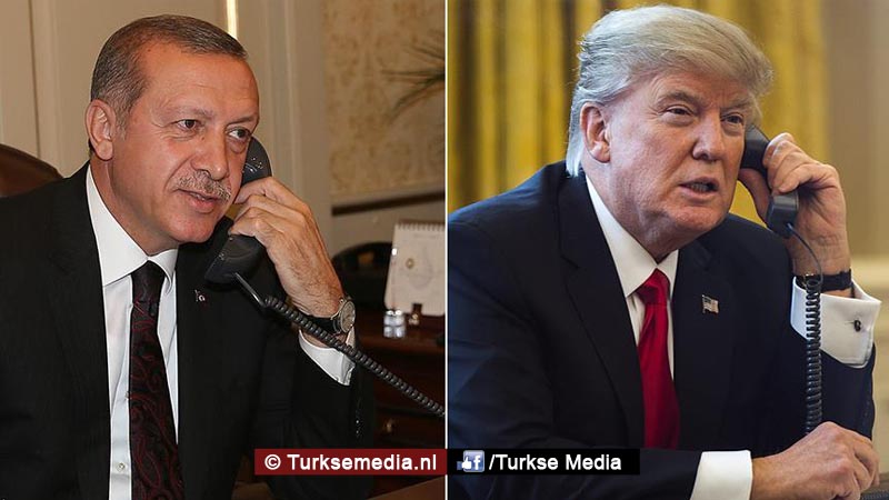 Trump feliciteert en bedankt Erdogan