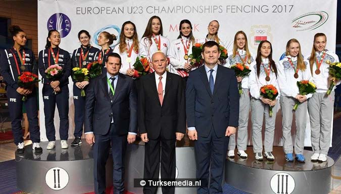 Turkse dames Europees kampioen schermen3