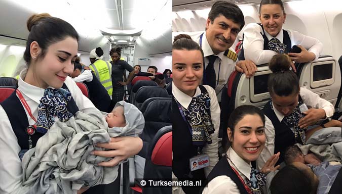 Vliegtuigbaby Turkish Airlines hoeft later geen baan te zoeken2