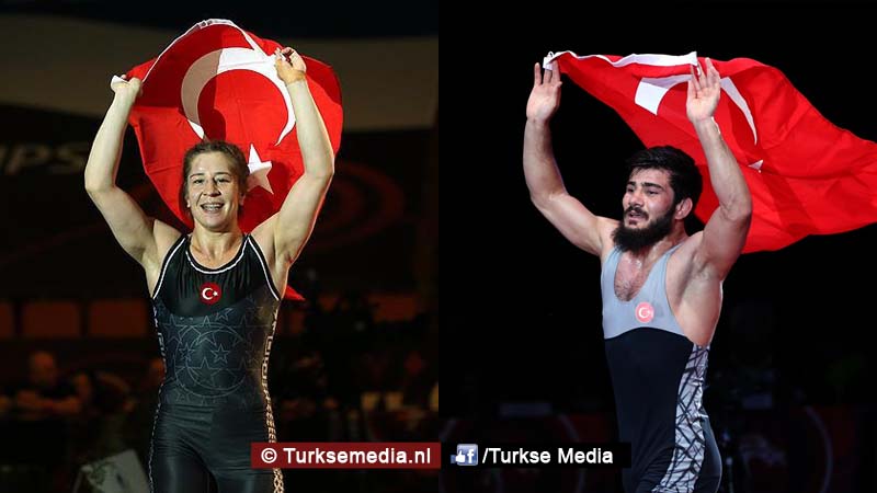 Derde goud voor Turkije op EK worstelen