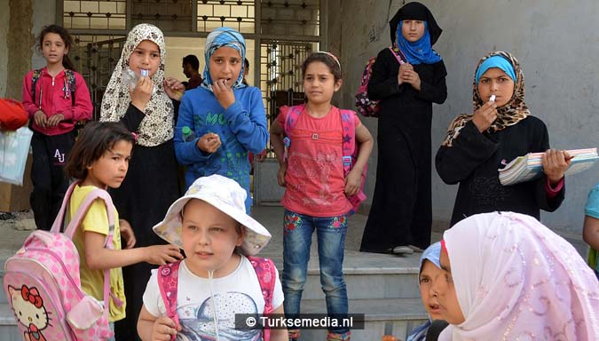 Deze Syriërs in Bab gaan dankzij Turkije weer naar school ‘Bedankt’3