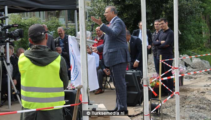 Krachtige boodschap tijdens bouw nieuwe Turkse moskee Den Haag8