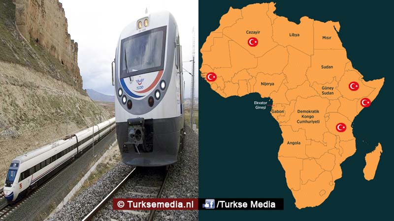 Turken bouwen spoorwegen van Afrika