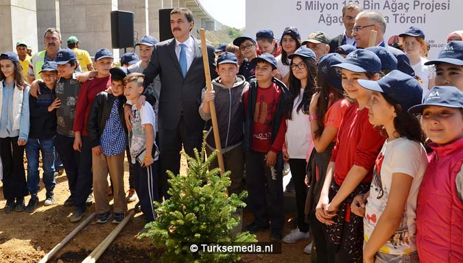 Turken planten 18,9 miljoen bomen in Istanbul; Turkije in top 3 2