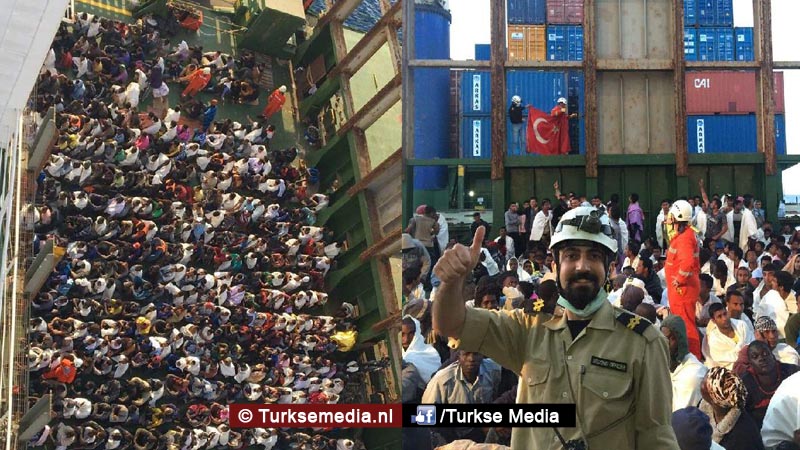 Turken redden 466 drenkelingen nabij Libië