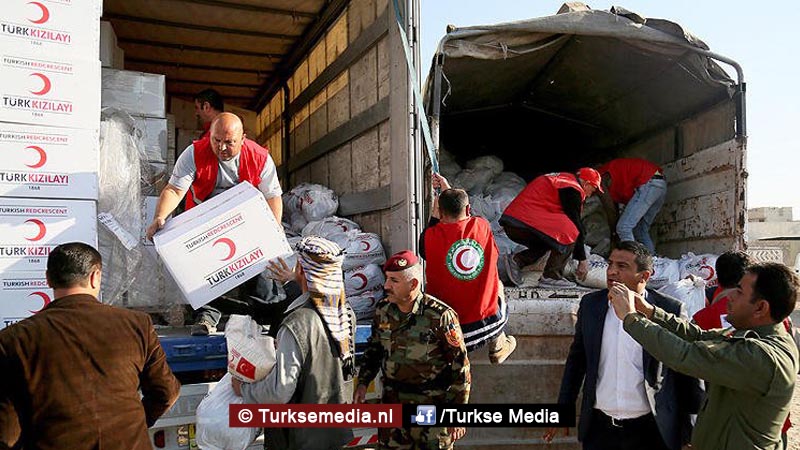 Gigantische hulp Turkije aan Syriërs in Syrië: 40.000 (!) vrachtwagens