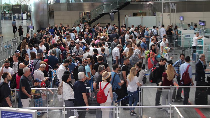 Nearly 2.89 million foreigners visited Turkey in May