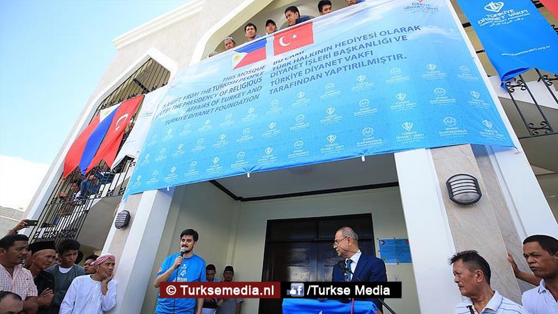 Turkije doet Filipijnen moskee cadeau; ‘Offers Turkije grenzeloos’
