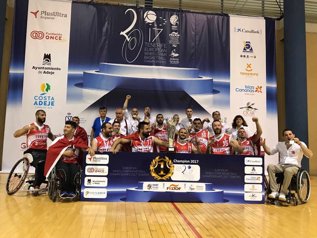 Turkey wins European wheelchair basketball championship
