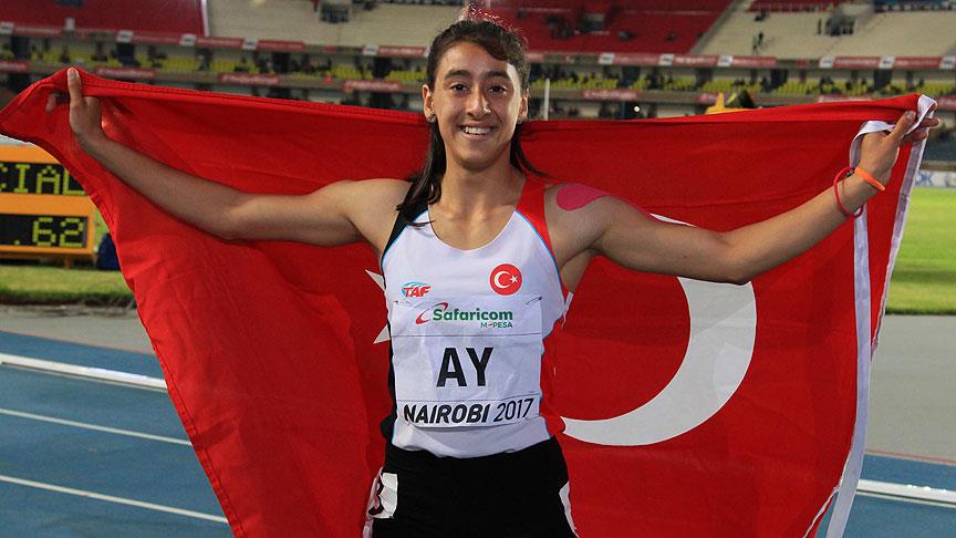 Turkish athlete sprints for gold in Kenya