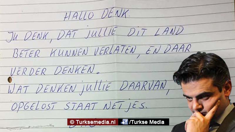DENK ontvangt ‘christelijke’ haatbrief: ‘Diep triest’