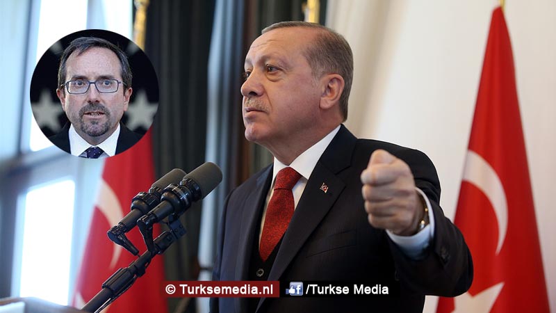 Erdogan haalt in zeer stevige taal uit naar VS door ambassadeur