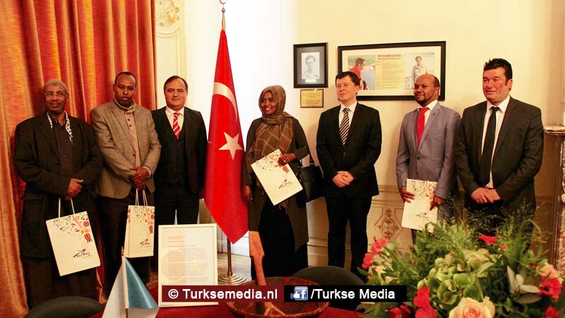 Somalische Nederlanders bedanken Turkije in Den Haag