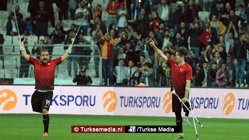 Turks elftal Europees kampioen amputatievoetbal
