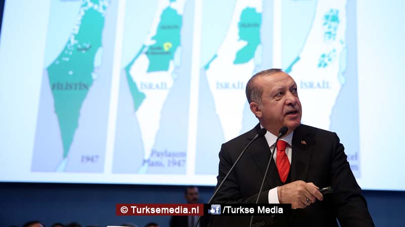 Erdoğan kaart zionisme aan tijdens moslimtop