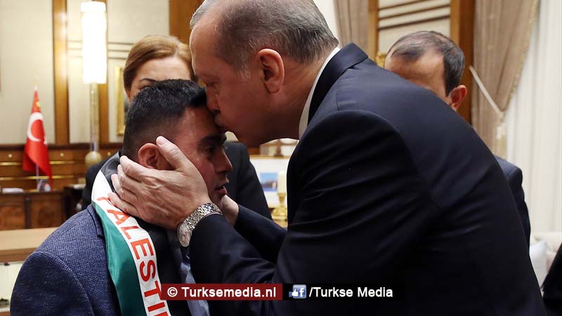 Erdoğan ontvangt door Israël gearresteerde Palestijn met downsyndroom