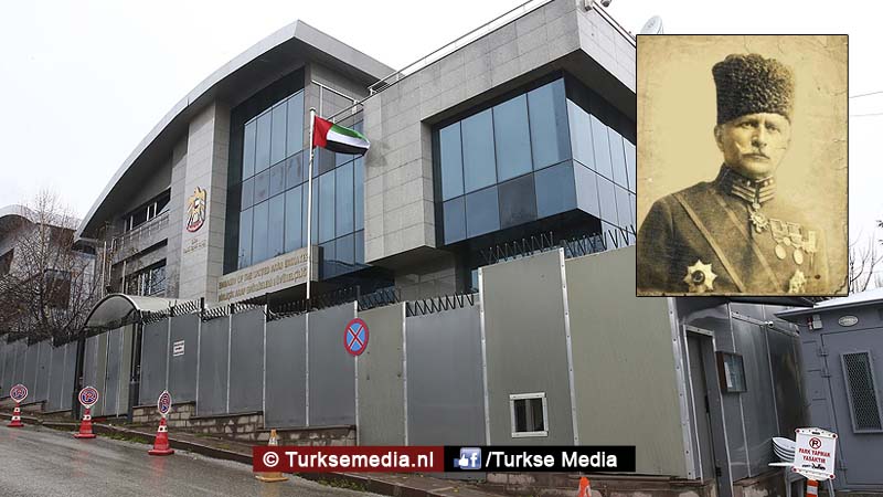 Turkije geeft VAE lesje geschiedenis: wijzigt straatnaam ambassade