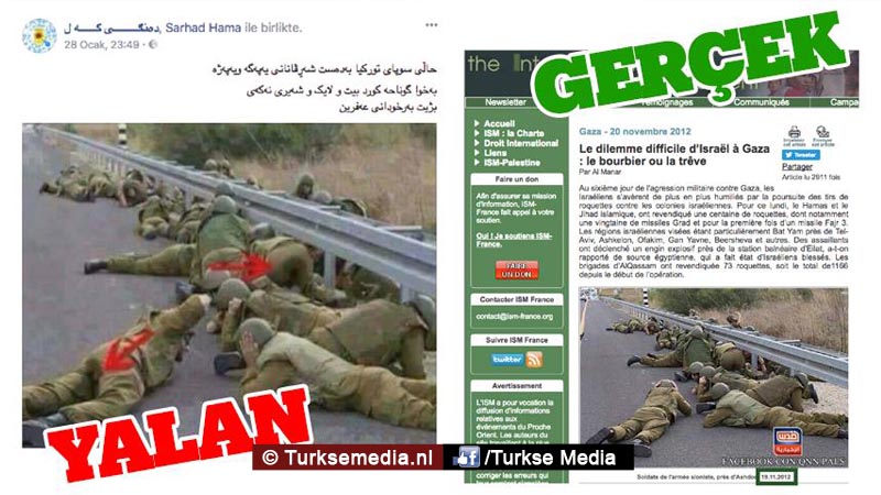 Terreursympathisanten vallen flink door de mand met foto Israëlische militairen voorgedaan als Turkse