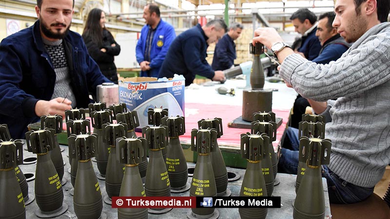 Turken maken vrijwillig overuren voor munitie Olijftak