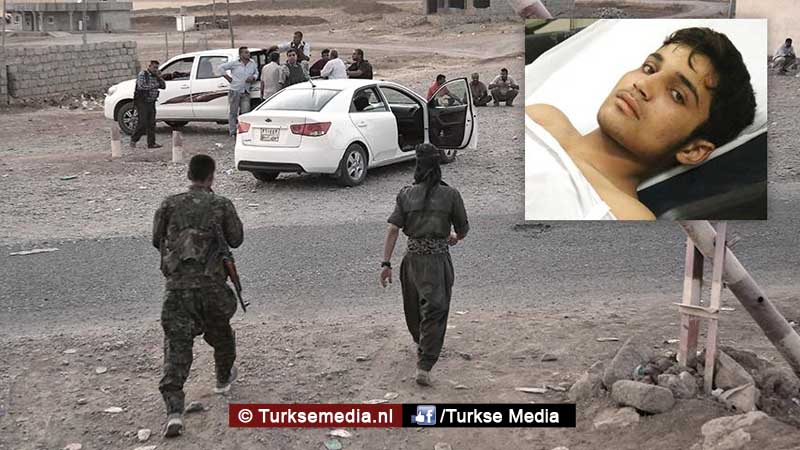 Turkije verzorgt 17-jarige gewonde YPG-terrorist
