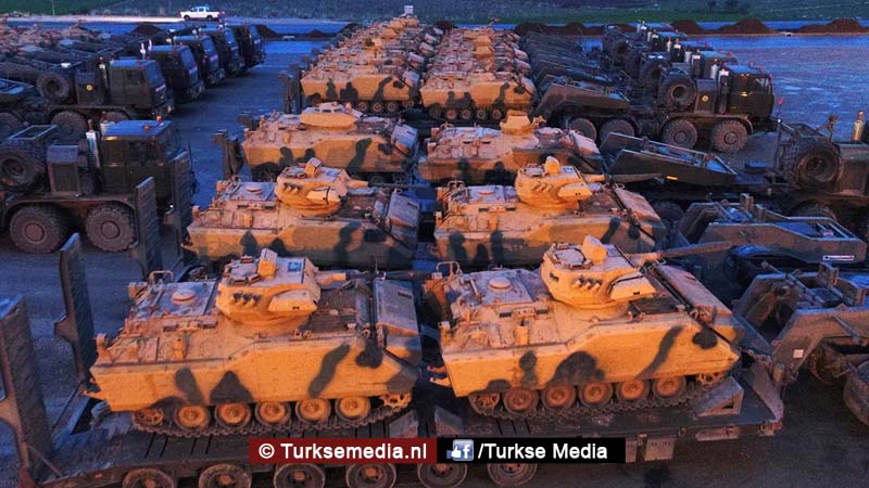 Turkije stuurt extra zwaar materieel naar Syrische Afrin