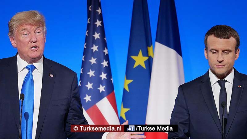 Trump vraagt Macron beter samen te werken met Turkije