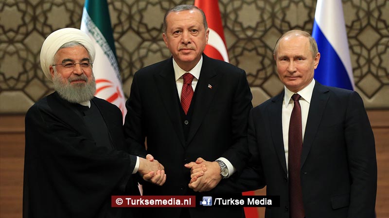 Erdoğan, Putin en Ruhani vanuit Ankara: Syrië blijft Syrië, Turkije niet te stoppen