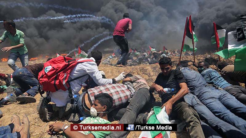 Israëlisch leger schiet op Palestijnen: 61 doden, 2771 gewonden