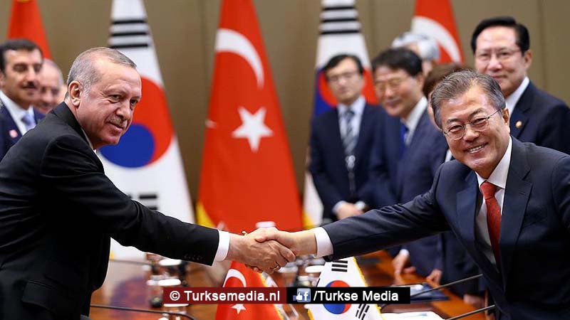 Zuid-Korea noemt Turkije broederland en ontvangt Erdoğan met open armen
