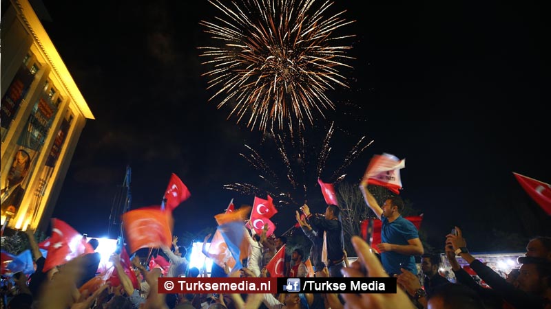 Turkije geeft wereld lesje democratie