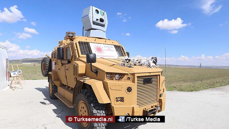 Turkije test met succes eigen laserwapen